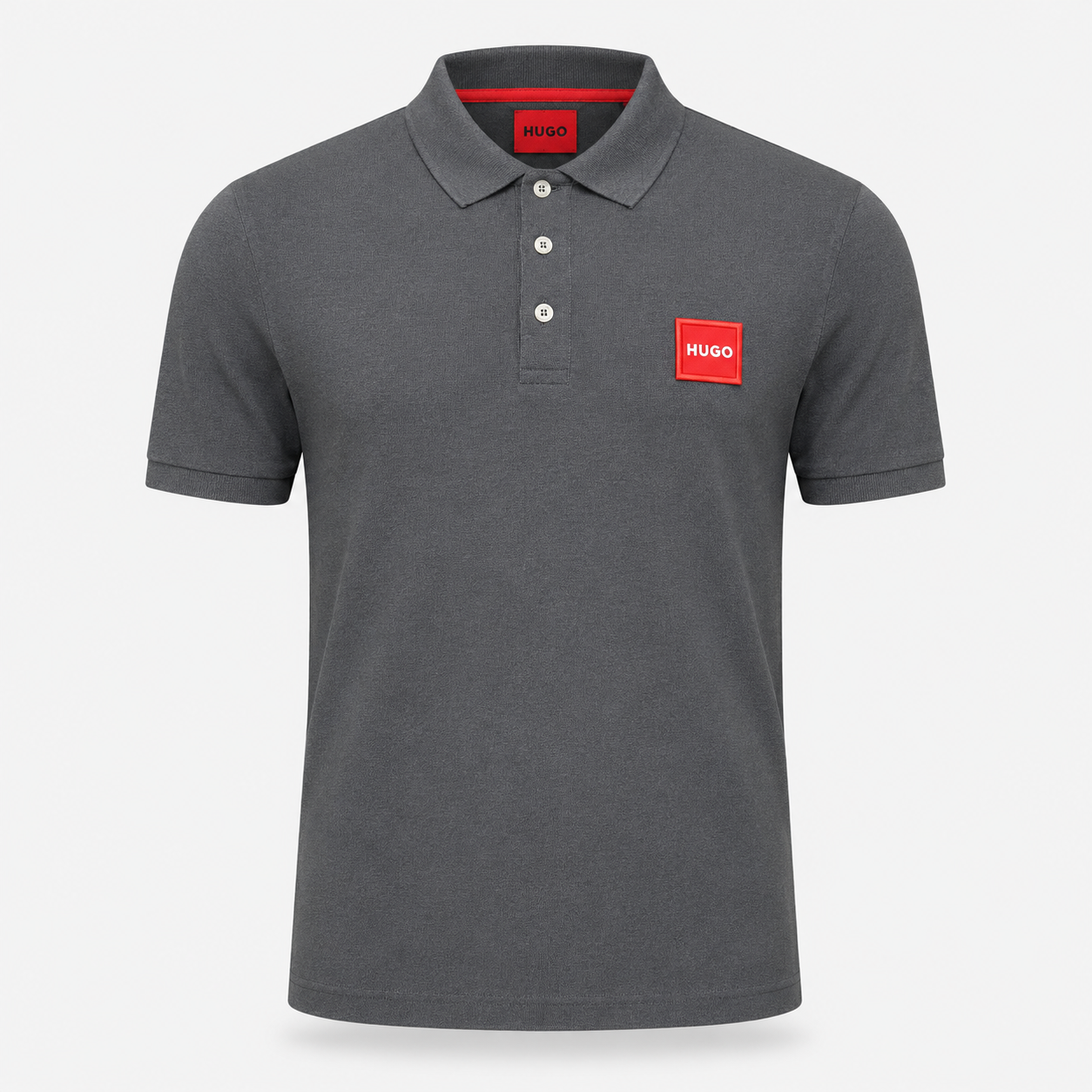 HUGO Polo Homme Premium GRIS ANTHRACITE