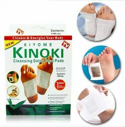 kinoki ثلاث (3) علب لصقة القدم لازالة السموم