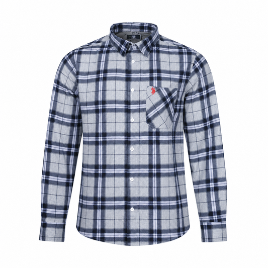 Chemise US Polo Assn — Gris Clair