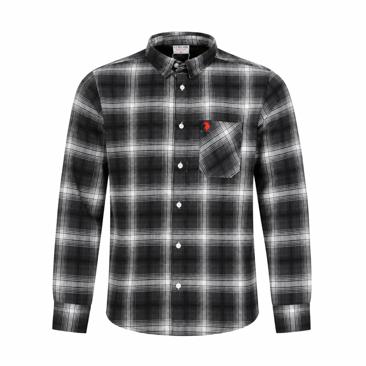 Chemise US Polo Assn — Noir/Gris