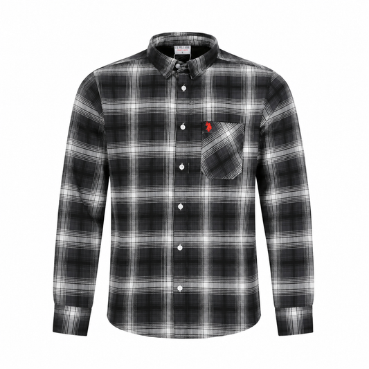 Chemise US Polo Assn — Noir/Gris