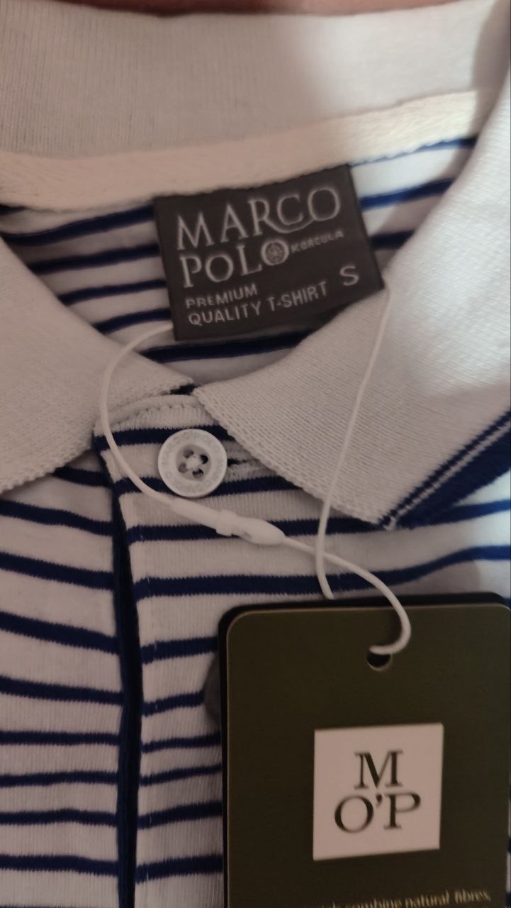 Polo Homme Premium  Marc O'POLO Style Marin BLEU