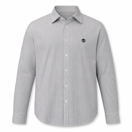 Chemise Timberland Rayée — Gris anthracite