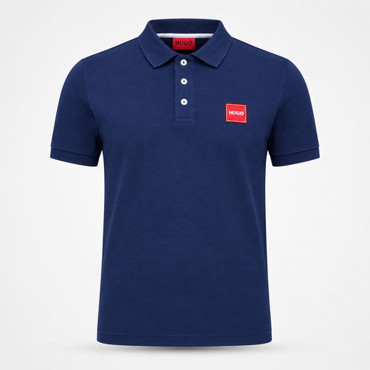 HUGO Polo Homme Premium BLEU MARINE