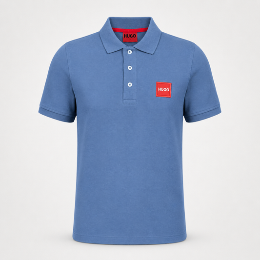 HUGO Polo Homme Premium BLEU JEAN