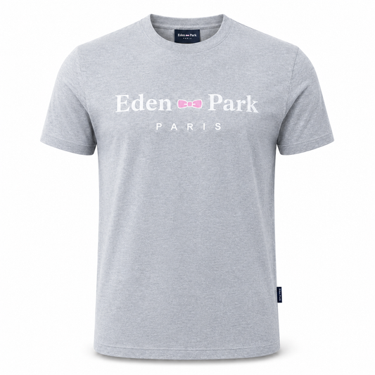 Eden Park T-Shirt Premium GRIS CHINÉ