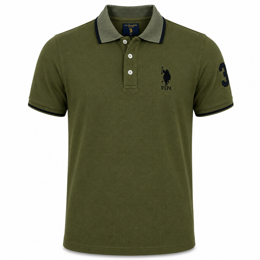 Polo U.S. Polo Assn Premium Vert Olive