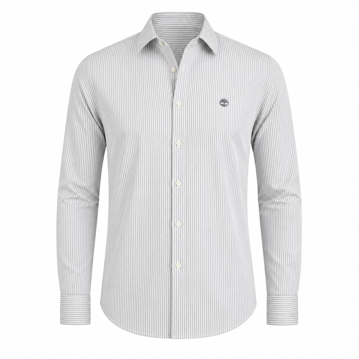 Chemise Timberland Rayée — Gris Clair