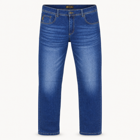 Jean Homme Stretch Coupe Droite – Bleu