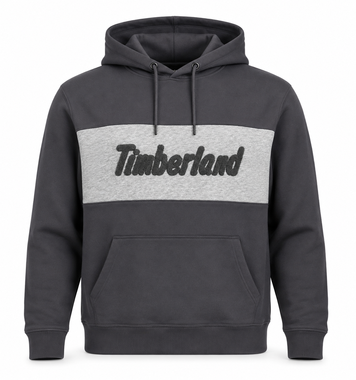 Hoodie Timberland Brodé — Gris Anthracite