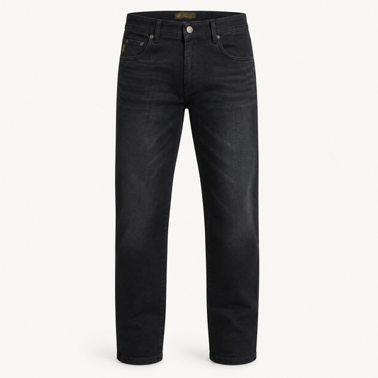 Jean Homme Stretch Coupe Droite – Noir
