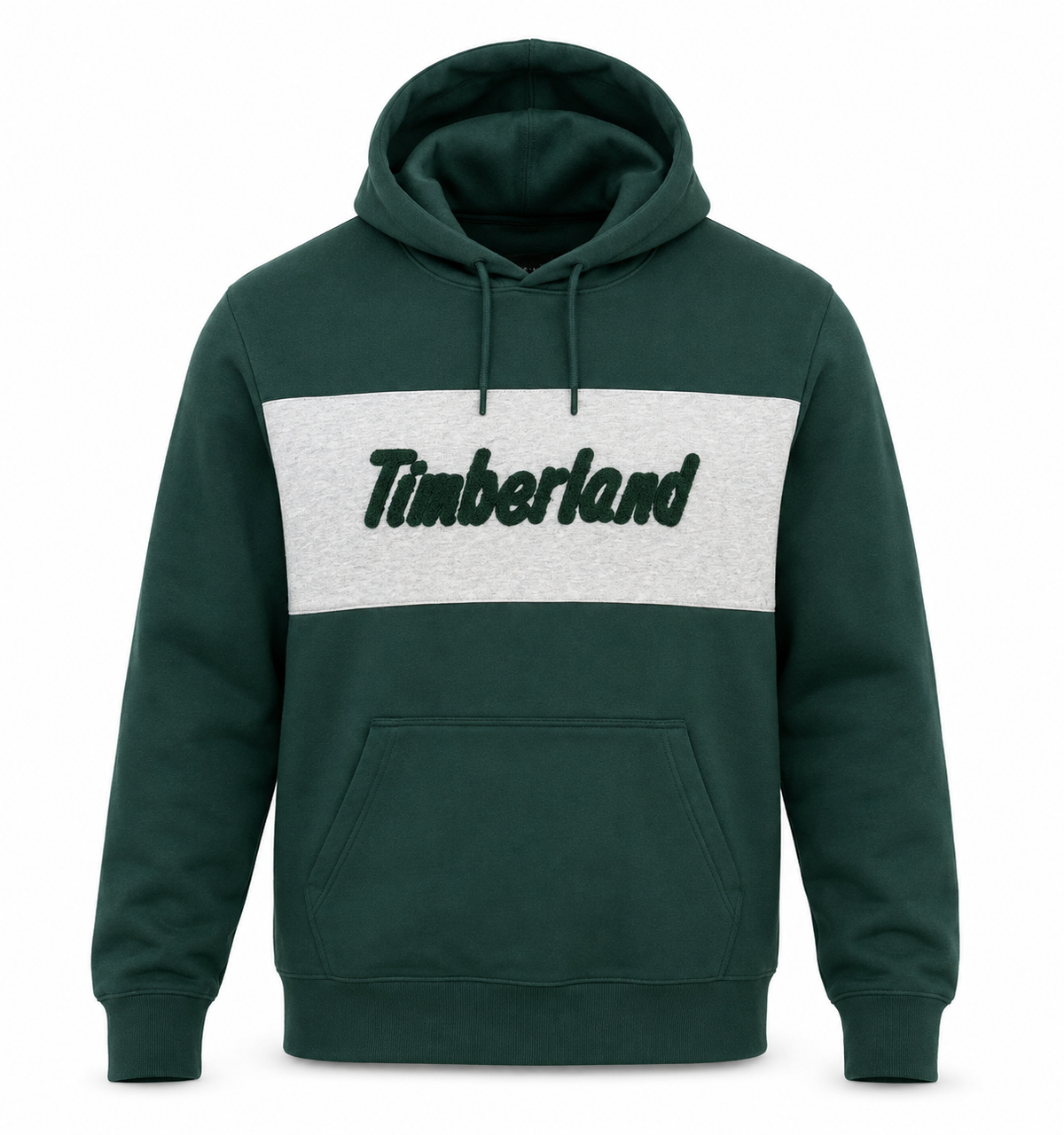 Hoodie Timberland Brodé — Vert Forêt