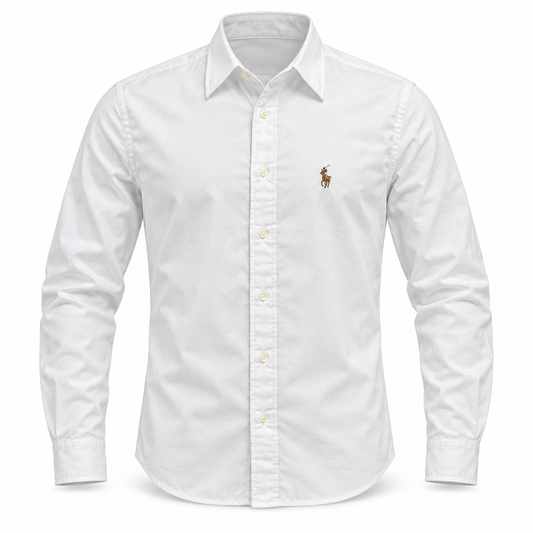Chemise Ralph Lauren Blanc — vue de face
